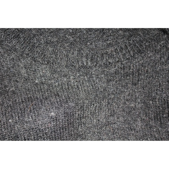 Pendleton Women's  XL Charcoal Gray 100% Shetland Wool Crewneck Sweater Heritage - Picture 5 of 6